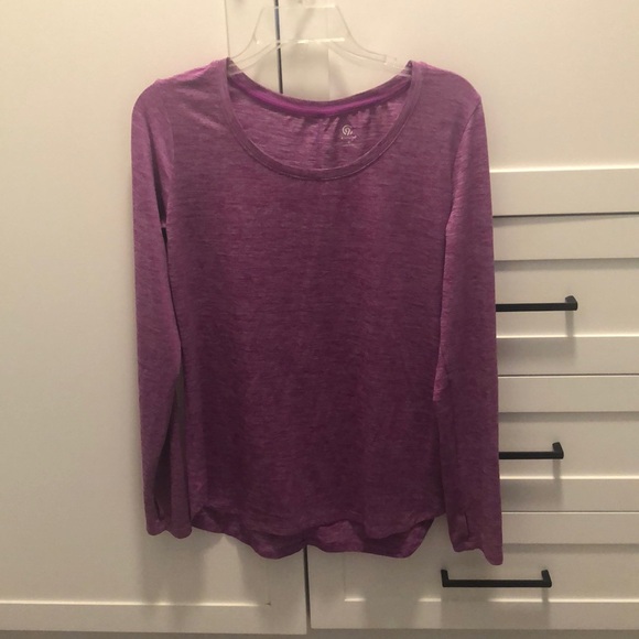 Champion Tops - Champion Purple Long Sleeve Workout Top